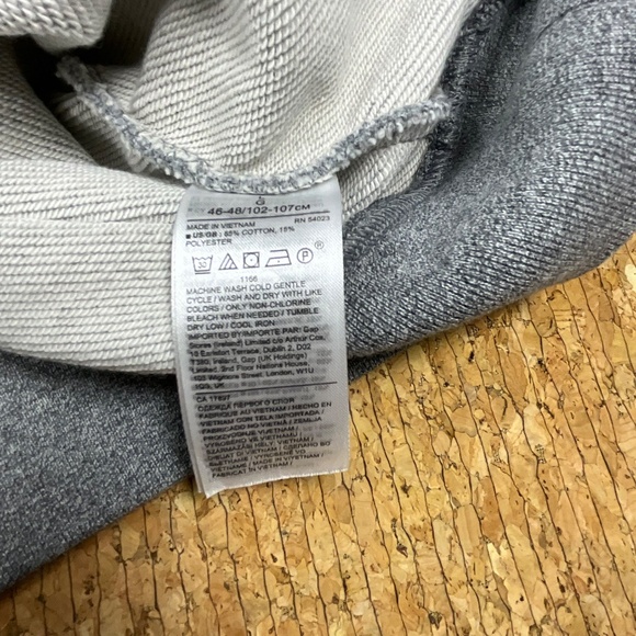 Banana Republic Gray Crewneck Sweatshirt Mens Large Classic Pullover - Picture 7 of 7